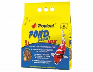 Krmivo pre jazierkové ryby TROPICAL-Pond Pellet Mix S 5L/650g