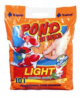 Krmivo pre jazierkové ryby TROPICAL-Pond Sticks Light 10L/900g