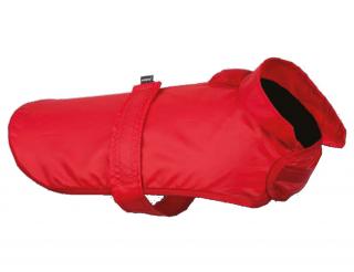 Oblečenie pre psa - plášť do dažďa BRISTOL 48cm červený