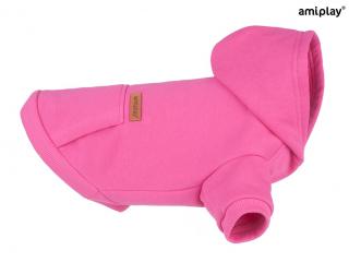 Oblečenie pre psa TEXAS 40 cm Miniature Schnauzer ružové