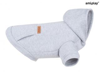 Oblečenie pre psa TEXAS 40 cm Miniature Schnauzer sivé