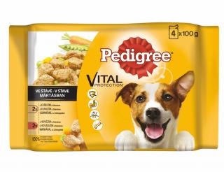 Pedigree kapsičky ADULT - kura / hovädzina v šťave 4x100g