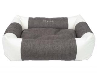 Pelech pre psa CLASSIC Sofa 2in1 M tmavo sivý