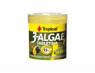 TROPICAL-3-Algae Tablets A 50ml/36g cca 80ks lepiace