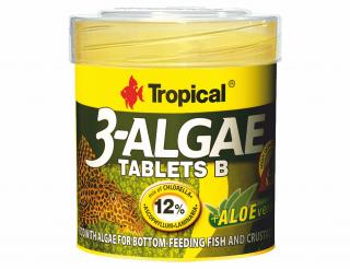 TROPICAL-3-Algae Tablets B 50ml/36g cca 200ks ponárajúce sa