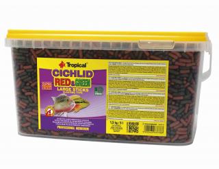 TROPICAL-Cichlid Red &amp; Green Large Sticks 5L/1,5kg