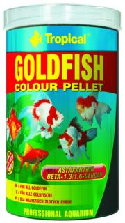 TROPICAL-GoldfishColourPellet 250ml/75g