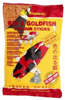 TROPICAL-POND Koi &amp; goldfish colour sticks 1L/90g sáčok