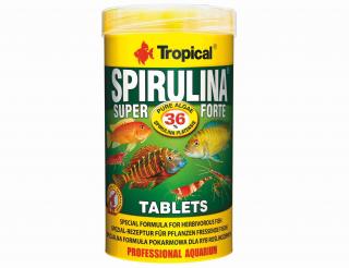 TROPICAL-Super Spirulina Forte Tablets 36% 250ml/150g cca 340ks lepiace