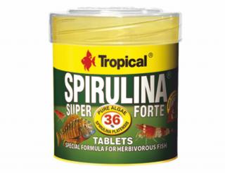 TROPICAL-Super Spirulina Forte Tablets 36% 50ml/36g cca 80ks lepiace