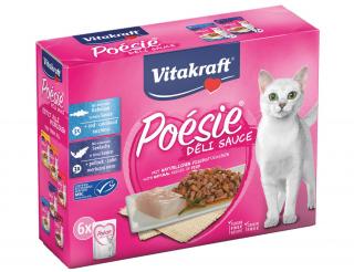 VITAKRAFT- Poésie DéliSauce multipack s rybou 6x85g kapsička