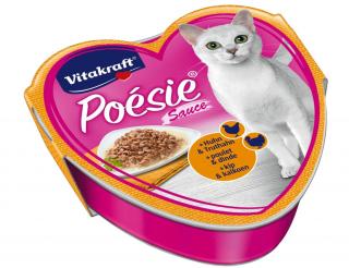 VITAKRAFT- Poésie kura + morka v šťave 85g srdiečko