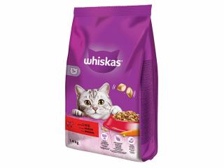 WHISKAS granule s hovädzím so zeleninou 1,4kg