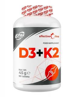 6PAK Nutrition  - D3 + K2 90 tbl.