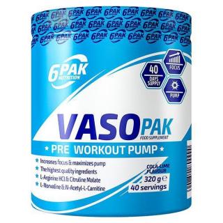 6PAK Nutrition  -  VASO PAK Cola lime 320 g