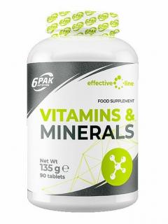 6PAK Nutrition  - Vitamins and Minerals 90 tbl.