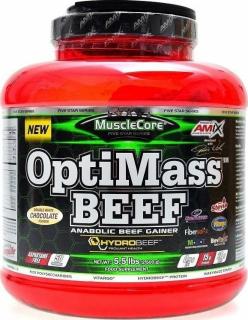 AMIX  OptiMass Beef 2500 g Double white chocolate 2500g