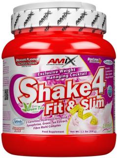 AMIX  Shake 4 Fit &amp; Slim jahoda 1000 g