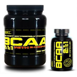 BEST NUTRITION BCAA 5000 + BCAA 2:1:1 Zadarmo od  500 tbl.+120 kaps.