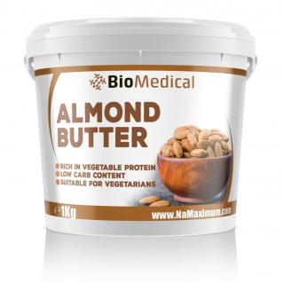 BioMedical Almond Butter - Mandľové maslo Natural 1000 g