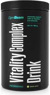 GymBeam  Vitality Complex Drink zelené jablko 360g