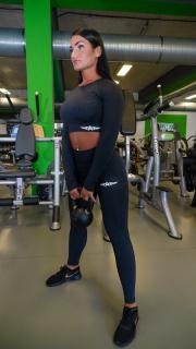 Muscle Aggressive  Dámske Fitness Legíny Black L - dočasne nedostupné