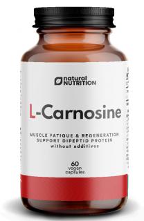 NATURAL NUTRITION  100% L-Karnozín pure kapsuly 60 caps.