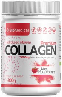 NATURAL NUTRITION  Collagen Premium hydrolyzovaný rybací kolagén Juicy Raspberry 300 g