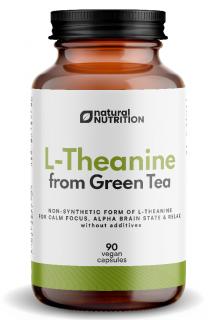 NATURAL NUTRITION  L-theanine zo zeleného čaju kapsuly 90 caps.