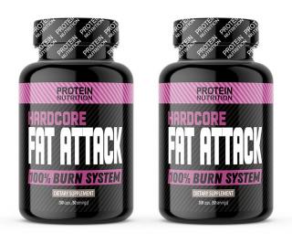 Protein Nutrition  Hardcore Fat Attack 100 caps + 100 caps