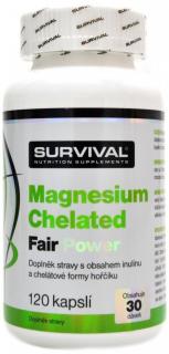 SURVIVAL   Magnesium Chelated Fair Power 120 caps