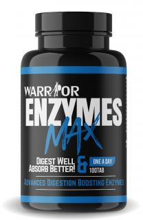 WARRIOR  Enzymes Max - tráviace enzýmy 100 tbl