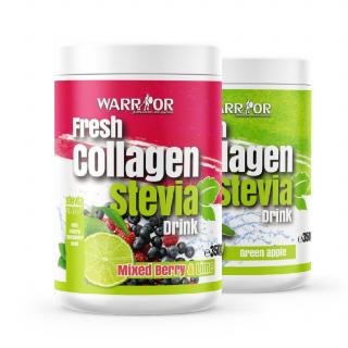 WARRIOR  Fresh Collagen Stevia Drink Mixed Berry and Lime 350 g