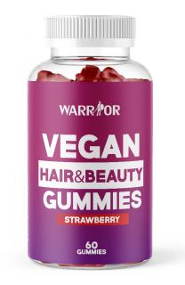 WARRIOR  Hair  Beauty Gummies Strawberry 60 gummies