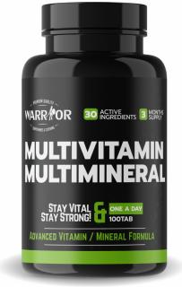 WARRIOR  Multivitamín Multimineral 100 tabl.