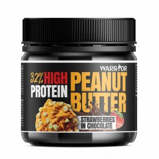 WARRIOR  Protein Peanut Butter - arašidové maslo s proteínom Strawberries in Chocolate - dočasne nedostupná 500g