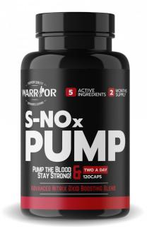 WARRIOR S-NOx Pump – pumpa v kapsulách 120 cps.