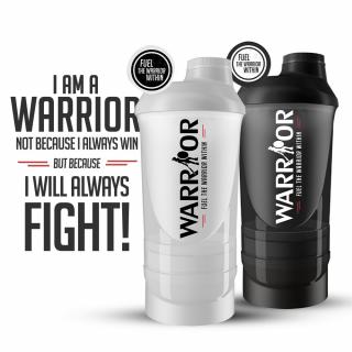 WARRIOR Smart Šejker  600ml+350ml biely 600 ml + 350 ml