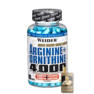 Weider  Arginine + Ornithine 4000 180kps 180 kps.