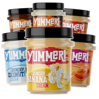 Yummer  Orieškové maslá Milky Peanut Crunchy 300 g