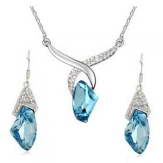 Austrian Crystal SW set Light Blue