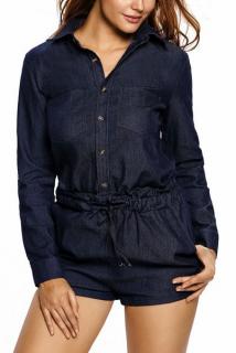 Jeans Style overal - kraťasy