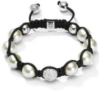 Luxusný Shamballa náramok Silver Matt Middle