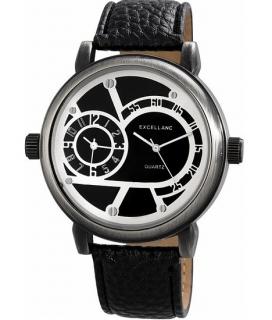 Pánske hodinky Excellanc Dual Zone - čierne Black
