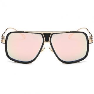 Slnečné okuliare Hawk čierne ružové sklá
