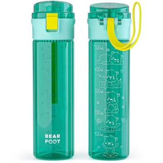 BEARfoot - Detská fľaša na pitie - rôzne druhy 500 ml Farba: Tyrkysová s medvedíkmi