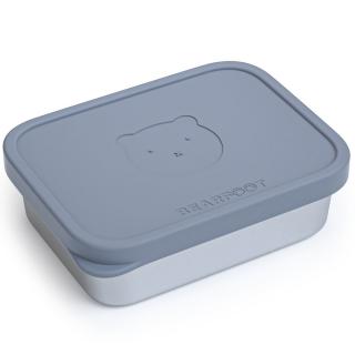 BEARfoot - Hliníkový desiatový box - Modrý 700 ml