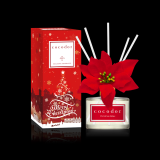 Cocodor - Vianočný aroma tyčinkový difuzér - Vianočná ruža - vôňa Joyful Season 200 ml Farba: Červená krabička