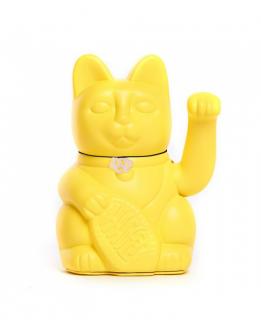 Lucky Cat - Mačka pre šťastie - veľkosť L Farba: Žltá