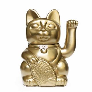 Lucky Cat - Mačka pre šťastie - veľkosť M Farba: ZLATÁ